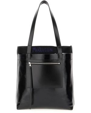 McQueen Tote Bags - Negro