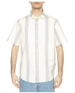 Thinking Mu Short Sleeve Shirts - Blanco