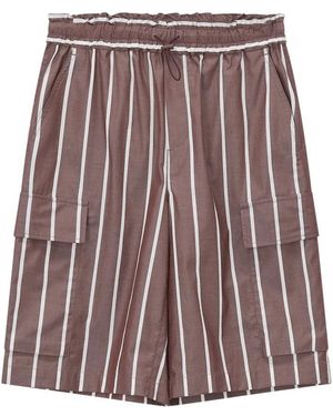 Rag & Bone Korte Broeken ,Veelkleurig ,Katoen Long Shorts - Paars