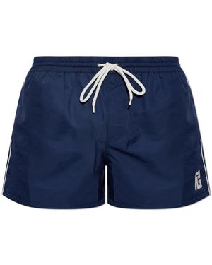 Balmain Pb Geborduurde Zwembroek - Blauw