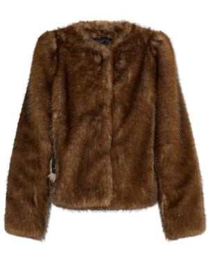 Stand Studio Faux Fur & Shearling Jackets - Marrone
