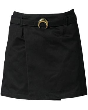 Marine Serre Short Skirts - Black