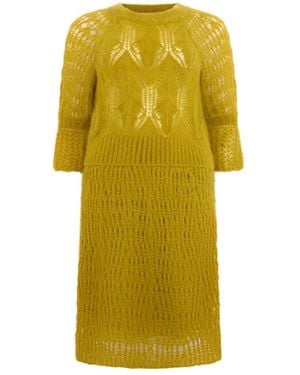 Alberta Ferretti Knitted Dresses - Giallo