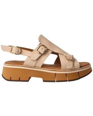Calce Leder Damen Sandalen - Braun