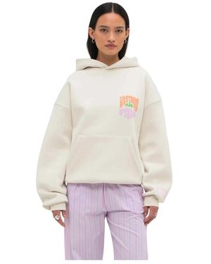 WRSTBHVR Hoodies & Sweatvesten ,Katoen Flynn Graphic-Print Hoodie - Wit