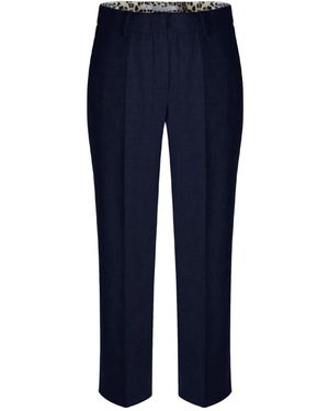 RAFFAELLO ROSSI Elastische 7/8 Hose Mit Reißverschluss - Blau