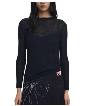 Desigual Round-Neck Knitwear - Blue