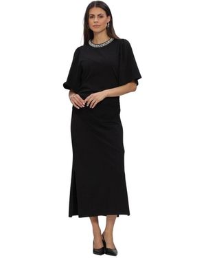 Bruuns Bazaar Alnusbbnathala Trim Dress - Schwarz