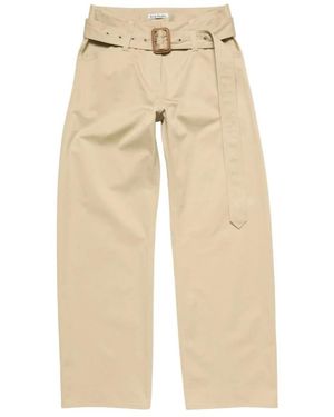Acne Studios Straight Trousers - Neutro