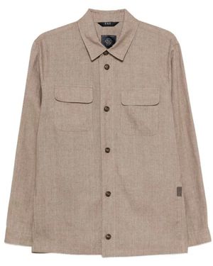 Fay Casual Shirts - Brown