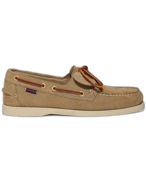 Sebago Schoenen ,Leer Sailor Schoenen - Naturel