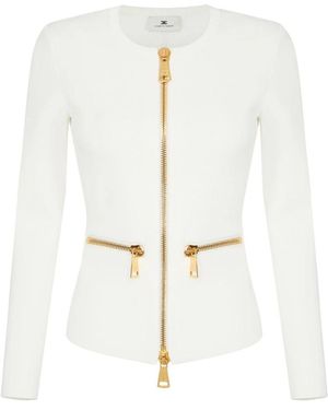 Elisabetta Franchi Cardigan - Wit