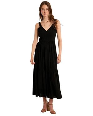 Molly Bracken Midi Jurk - Zwart