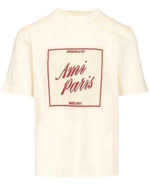 Ami Paris T-Shirts - Rosa