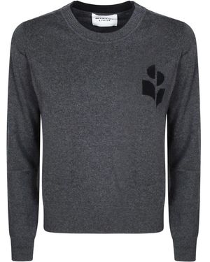 Isabel Marant Round-Neck Knitwear - Gris
