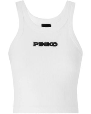 Pinko Tops ,Wit T-Shirts En Polo's