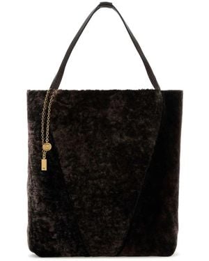 Chloé Tassen ,Bruin ,Tote Bags - Zwart