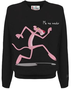 MC2 Saint Barth Round-Neck Knitwear - Black