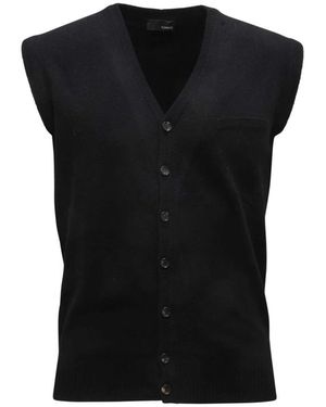 Tonello Jassen ,Zwart ,Wol M0032 01M0520 Gilet