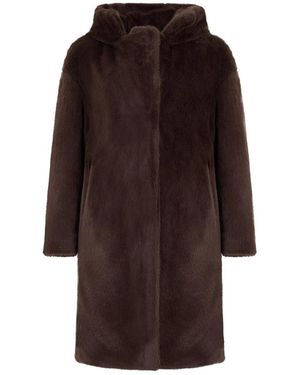 Herno Faux Fur & Shearling Jackets - Marron