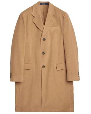 Ralph Lauren Single-Breasted Coats - Brown