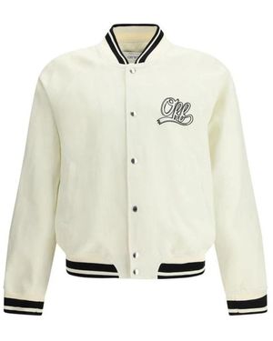 Off-White c/o Virgil Abloh Bomber Jackets - White