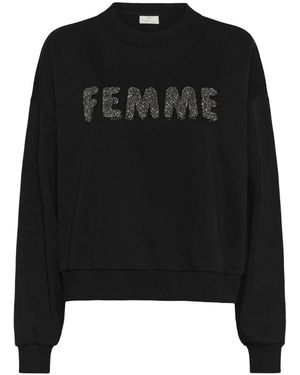Kaffe Sweatshirts - Zwart