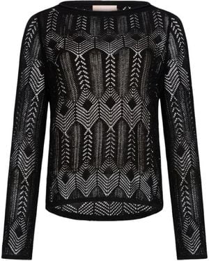Liu Jo Round-Neck Knitwear - Negro