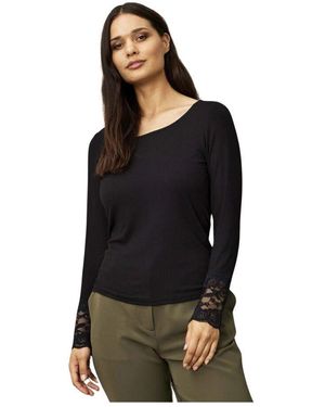 iN FRONT Long Sleeve Tops - Noir