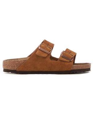 Birkenstock Sliders - Marrón