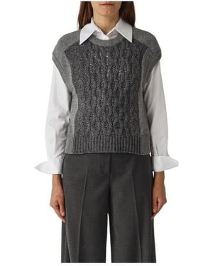 Nenette Round-Neck Knitwear - Negro