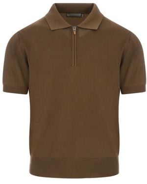 Canali Polo Shirts - Marron