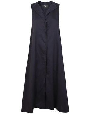 Yohji Yamamoto Midi Dresses - Blue
