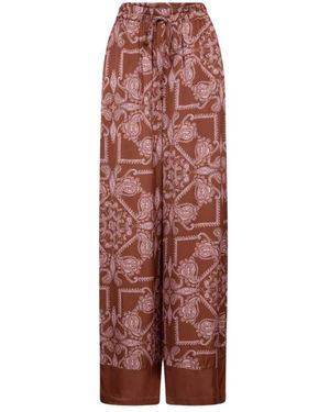 co'couture Bandiecc Wide Broeken - Rood