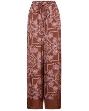co'couture Bandiecc Wide Broeken - Rood