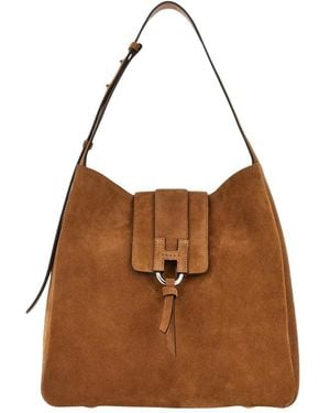 Hogan Shoulder Bags - Marrón