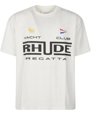 Rhude T-Shirts - Blanc