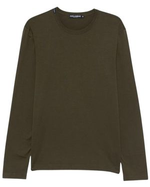 Dolce & Gabbana Long Sleeve Tops - Verde