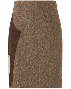 Moschino Midi Skirts - Brown