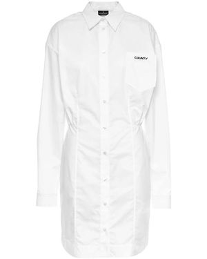 Marcelo Burlon Shirt Dresses - Blanco