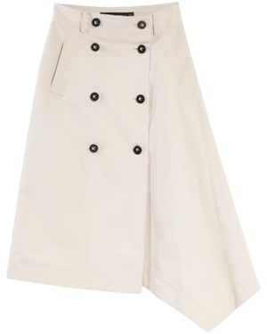 KARL LAGERFELD Midi Skirts - Natural
