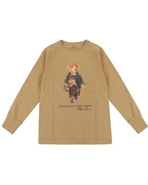 Ralph Lauren Long Sleeve T-Shirts - Natural