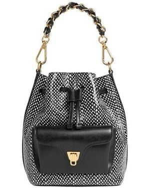 Coccinelle Elaphe Handtas - Zwart