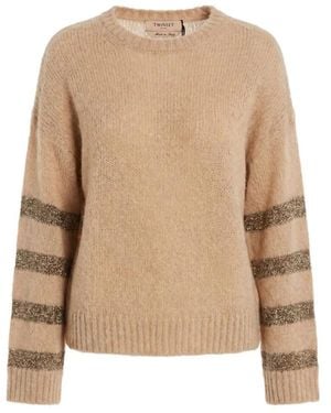 Twinset Truien & Vesten ,Twin-Set Truien - Naturel