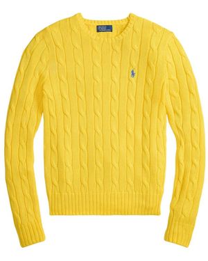 Ralph Lauren Round-Neck Knitwear - Yellow