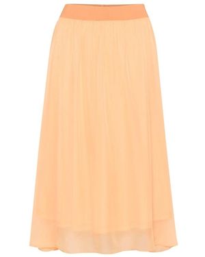 Saint Tropez Rokken ,Geel ,Polyester Coral Sz Rok - Oranje