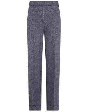 Semicouture Wide Broeken - Blauw