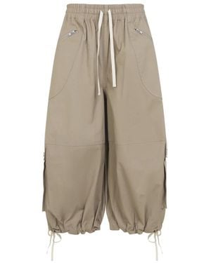 Co. Cropped Trousers - Marrón