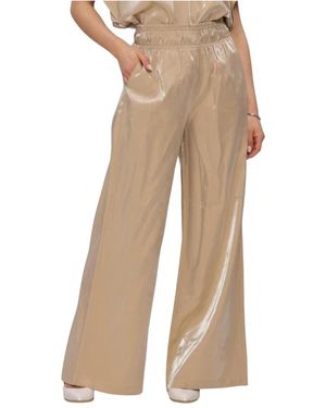 Nukus Rubi Broek Glanzend - Naturel