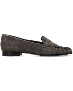 Aeyde Schoenen ,Bruin ,Leer Aldous Loafer - Zwart